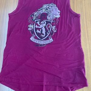 Sleeveless Harry Potter Gryffindor Shirt